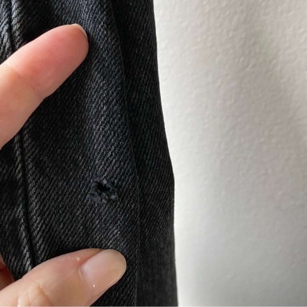 a.p.c. sailor jeans washed black high rise size 24 - Picture 12 of 13
